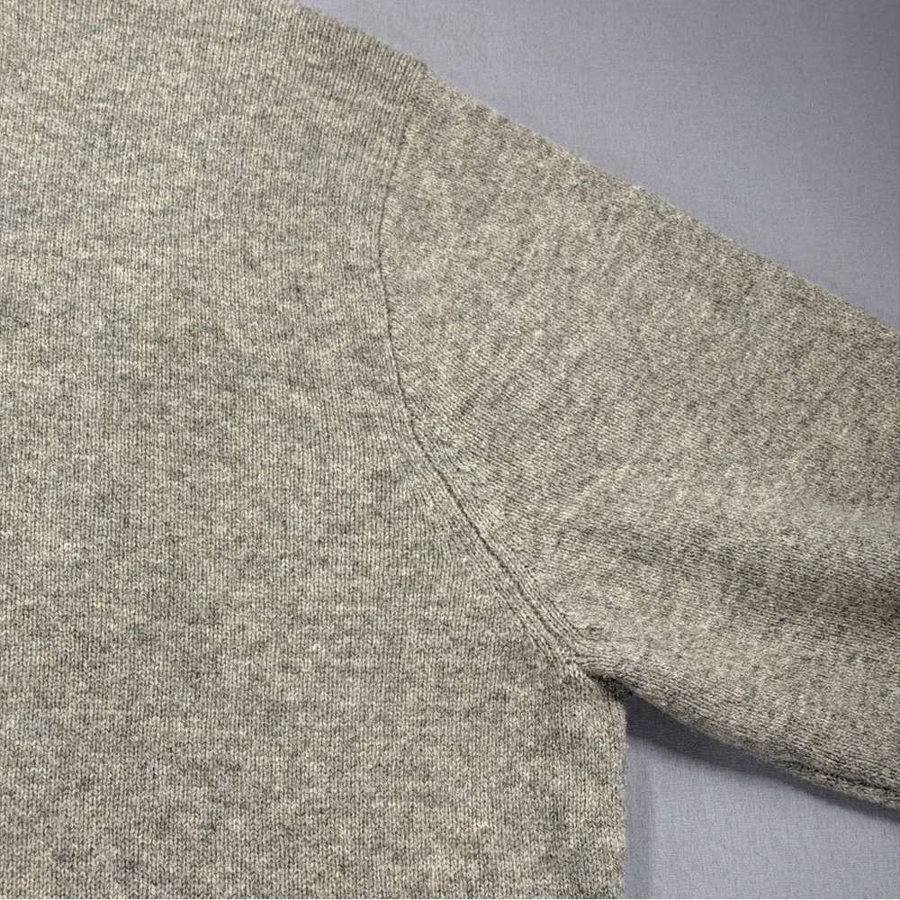 J Crew Premium Lambswool Quarter Zip Knit Pullover Sweater - Mens XL - Tan